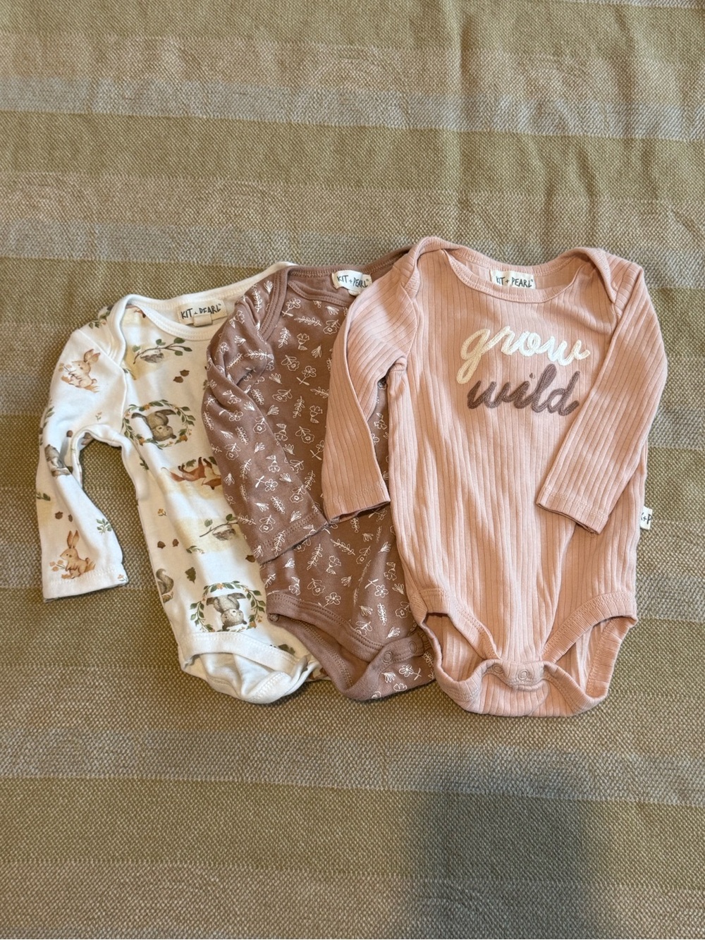 Kit + Pearl Boutique Long Sleeve Set 6-9m
